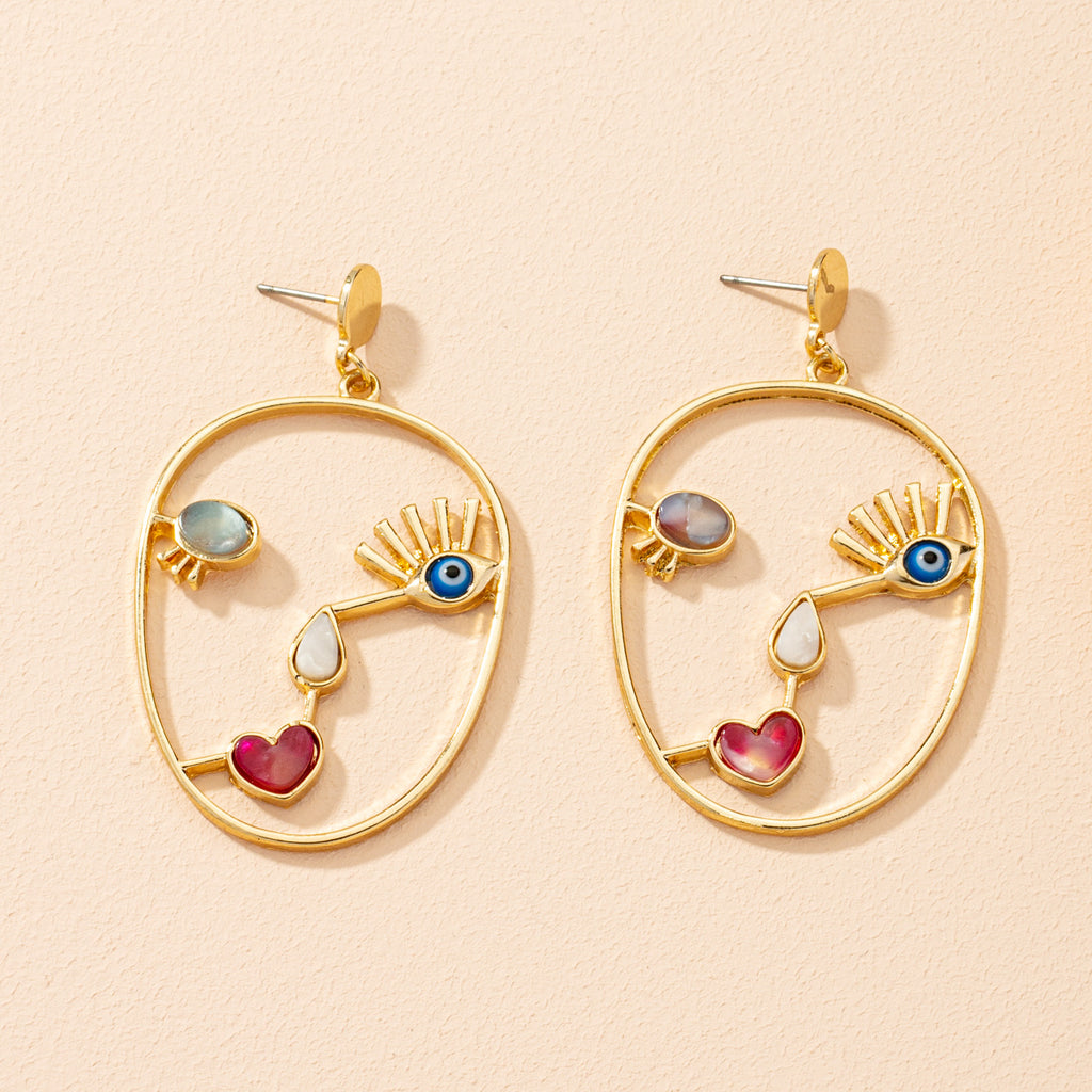 Vintage Fashion Acrylic Earrings Women
