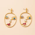 Vintage Fashion Acrylic Earrings Women