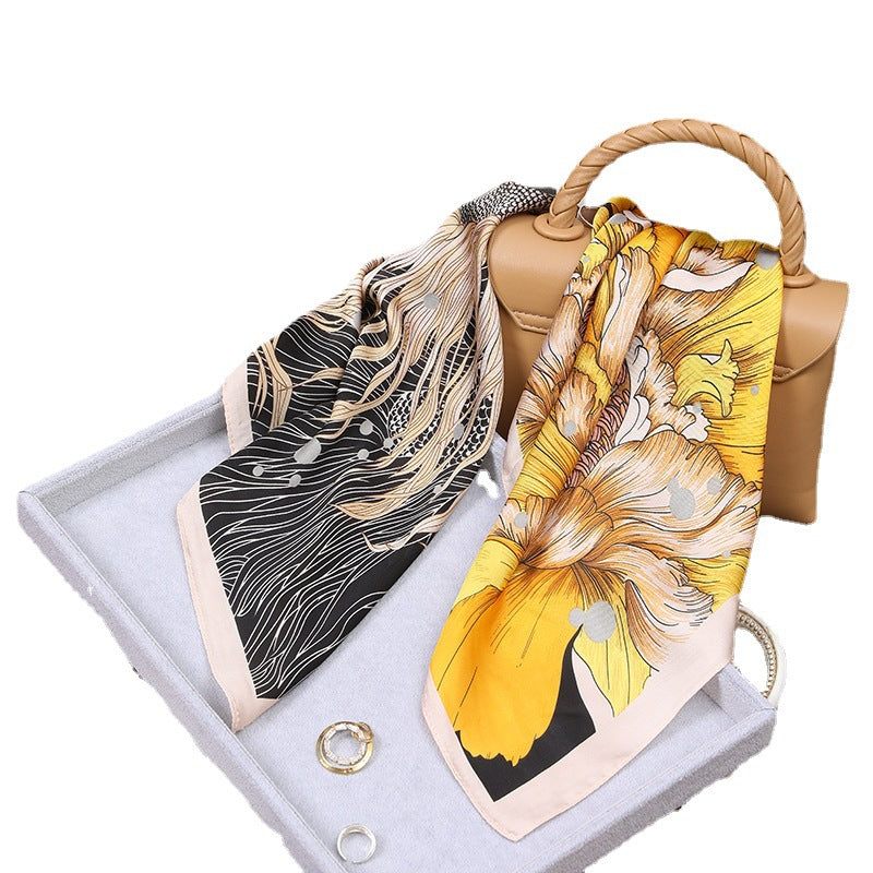High-grade Korean Style Fashion Business Vintage Printed Scarf For Women